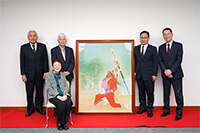 美浜町役場絵画贈呈式